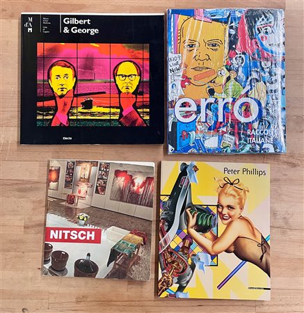 ARTE CONTEMPORANEA - Lotto unico di 4 cataloghi