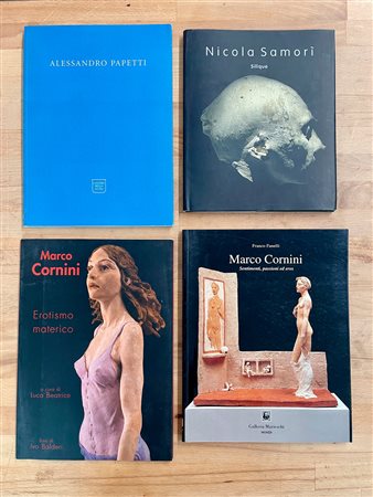 ARTE CONTEMPORANEA ITALIANA (PAPETTI, SAMORI, CORNINI) - Lotto unico di 4 cataloghi