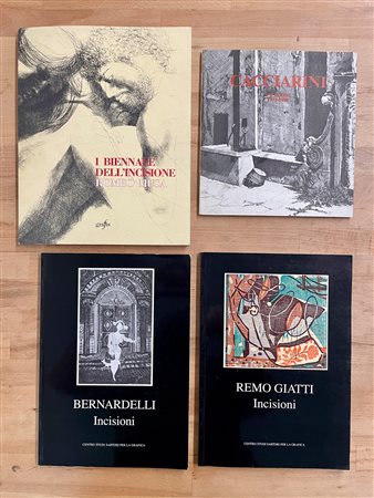 ARTE INCISORIA - Lotto unico di 4 cataloghi