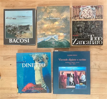 ARTE CONTEMPORANEA ITALIANA - Lotto unico di 5 cataloghi