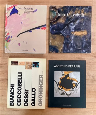 ENZO ESPOSITO, BRUNO CECCOBELLI E AGOSTINO FERRARI - Lotto unico di 4 cataloghi