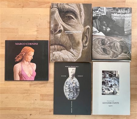 ARTISTI CONTEMPORANEI ITALIANI - Lotto unico di 5 cataloghi
