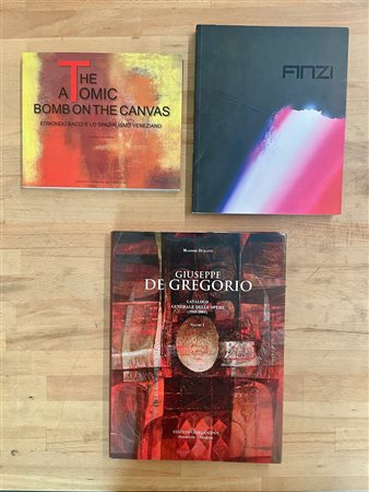 ENNIO FINZI, EDMONDO BACCI E GIUSEPPE DE GREGORIO - Lotto unico di 3 cataloghi