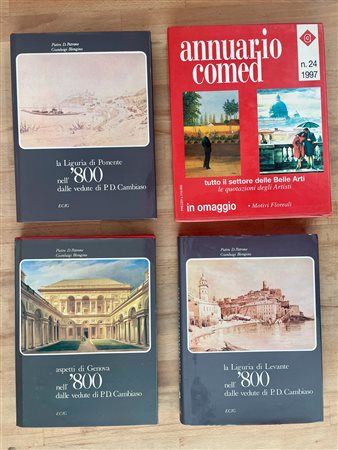 PITTURA LIGURE DEL XX E XXI SECOLO - Lotto unico di 4 cataloghi