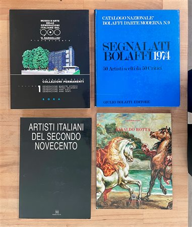 COLLETTIVE D'ARTE E RINALDO ROTTA - Lotto unico di 4 cataloghi