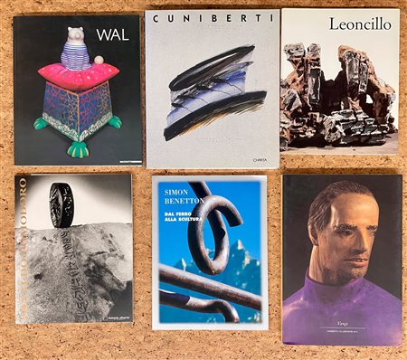PITTURA E SCULTURA DEL XX E XXI SECOLO - Lotto unico di 6 cataloghi