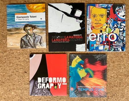 ARTE CONTEMPORANEA ITALIANA - Lotto unico di 5 cataloghi