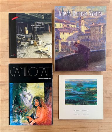 PITTURA FIGURATIVA (OSSOLA, CARROLL, FAIT, SANTINI) - Lotto unico di 4 cataloghi