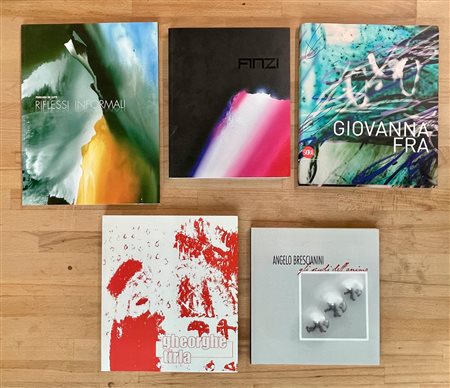 ARTE INFORMALE CONTEMPORANEA - Lotto unico di 5 cataloghi