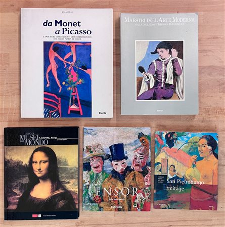 COLLEZIONI D'ARTE DAL MONDO - Lotto unico di 5 cataloghi