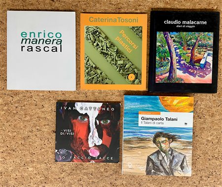 ARTISTI ITALIANI DEL XXI SECOLO - Lotto unico di 5 cataloghi