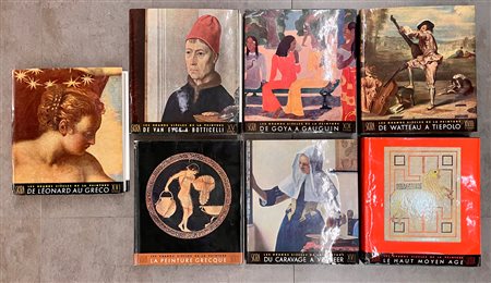 I GRANDI SECOLI DELLA PITTURA - Lotto unico di 7 cataloghi