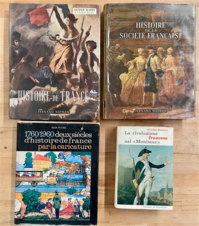 MANUALI DI STORIA FRANCESE - Lotto unico di 4 cataloghi