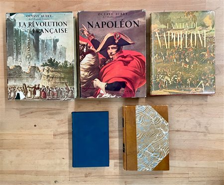 MANUALI ANTICHI DI STORIA FRANCESE - Lotto unico di 5 cataloghi