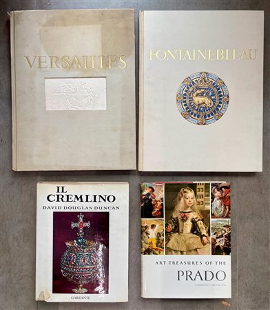 VERSAILLES, FONTAINEBLEAU E MUSEI D'ARTE - Lotto unico di 4 volumi