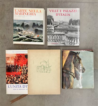 MARINERIA E STORIA D'ITALIA - Lotto unico di 4 volumi