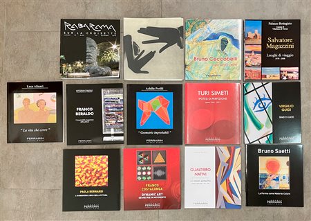 ARTE ITALIANA DEL DOPOGUERRA - Lotto unico di 13 cataloghi