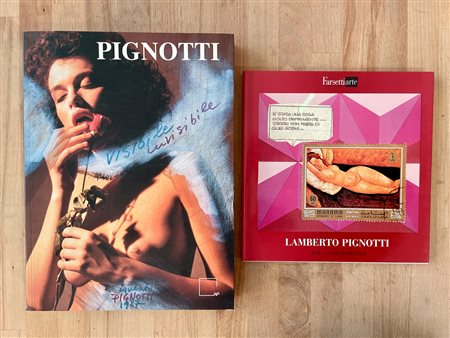 LAMBERTO PIGNOTTI - Lotto unico di 2 cataloghi