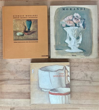 GIORGIO MORANDI - Lotto unico di 3 cataloghi