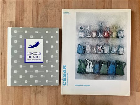 CÉSAR BALDACCINI E L'ECOLE DE NICE - Lotto unico di 2 cataloghi