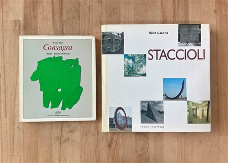 PIETRO CONSAGRA E MAURO STACCIOLI - Lotto unico di 2 cataloghi