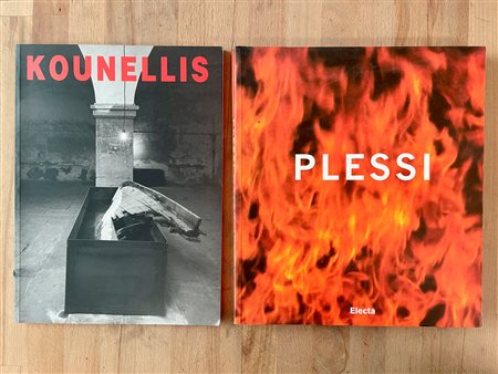 FABRIZIO PLESSI E JANNIS KOUNELLIS - Lotto unico di 2 cataloghi