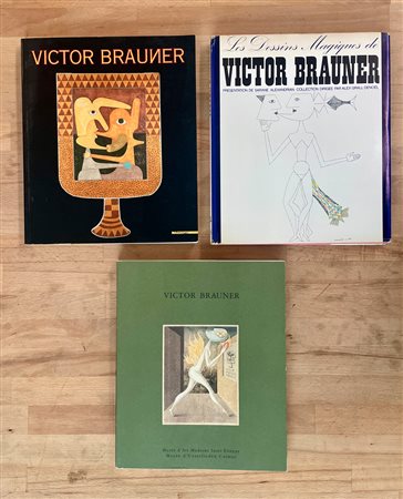 VICTOR BRAUNER - Lotto unico di 3 cataloghi
