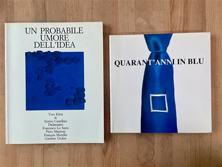 YVES KLEIN E GALLERIA BLU - Lotto unico di 2 cataloghi