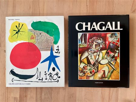 MARC CHAGALL E JOAN MIRÓ - Lotto unico di 2 rari cataloghi