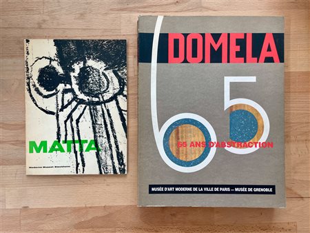 SEBASTIAN MATTA E CÉSAR DOMELA - Lotto unico di 2 cataloghi