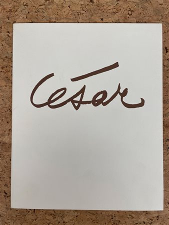 CATALOGHI CON DISEGNO (CÉSAR BALDACCINI) - César, 1988