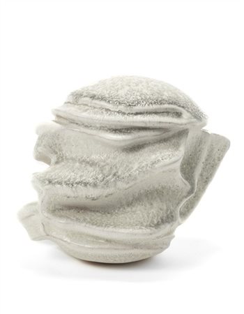 Carlo Zauli Scultura in gres smaltato in "Bianco Zauli". Faenza, anni '60/'70. F