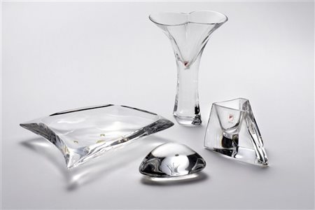 Angelo Mangiarotti Lotto composto da due vasi della serie "Primavera" uniti a un