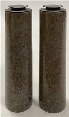 Angelo Mangiarotti Due gambe in marmo di forma cilindrica. Italia, anni '70/'80.