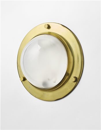 Luigi Caccia Dominioni Lampada a plafone/parete modello "LSP6 Tommy". Produzione