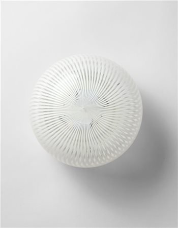 Ludovico Diaz De Santillana Plafoniera della serie "Tessuto". Esecuzione Venini,