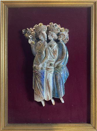 Angelo Biancini "Canefore"
Gruppo scultoreo in terracotta smaltata in policromia