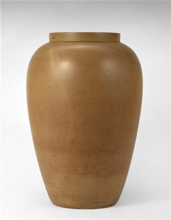 Richard - Ginori Grande vaso portaombrelli in ceramica formata a colaggio smalta