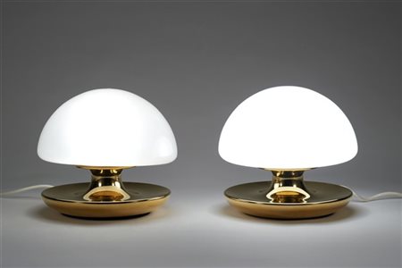 Vittorio Balli e Romeo Ballardini Coppia di lampade da tavolo modello "VB". Prod