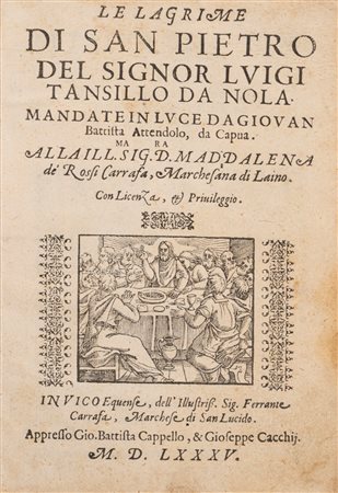 Luigi Tansillo - Le Lagrime di San Pietro, 1585