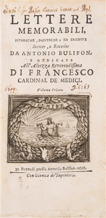 Antonio  Bulifon - Lettere memorabili istoriche politiche ed erudite, 1698