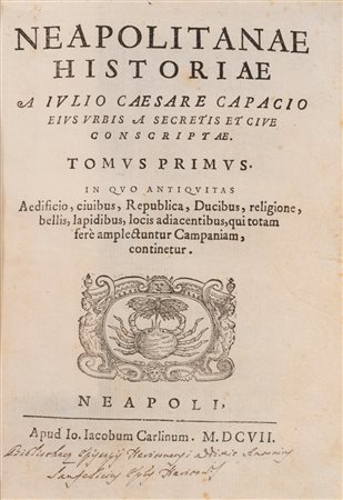 Giulio Cesare Capaccio - Neapolitanae Historiae, 1607