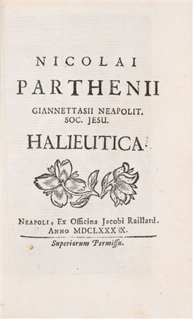 Nicolò Giannettasio - Nicolai Parhenii Halieutica, 1690
