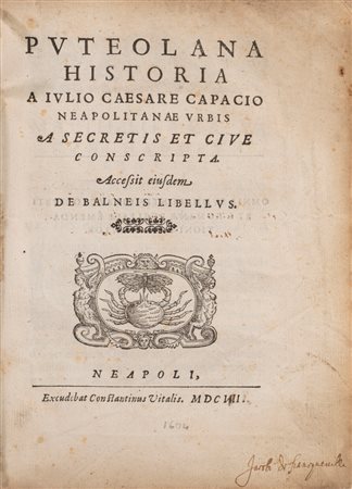 Giulio Cesare Capaccio - Puteolana Historia, 1604