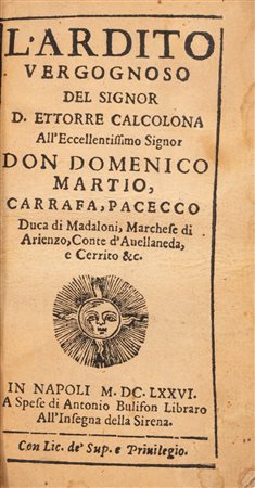 Giovan Battista Valentino - La mezacanna co'l vascello dell'arbascia, 1691