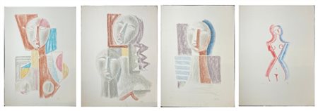 Mario Tozzi "Figura femminile - Due volti - Figura - Fanciulla" 1977 - 78
Lotto