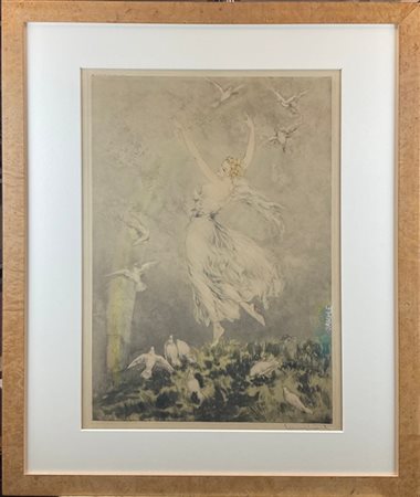 Louis Icart "Arc-en-Ciel" 1930
acquaforte, puntasecca, acquatinta e interventi a