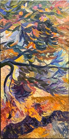 Saverio Terruso "La mia natura, n. 12" 1996
olio su tela
cm 180x90
opera non fir