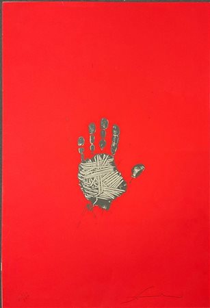 Emilio Scanavino "Senza titolo" 
serigrafia a colori
cm 64x44
firmata e numerata