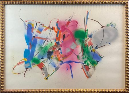 Edoardo Franceschini "Senza titolo" 1986
tecnica mista su carta
cm 97x68
Firmato